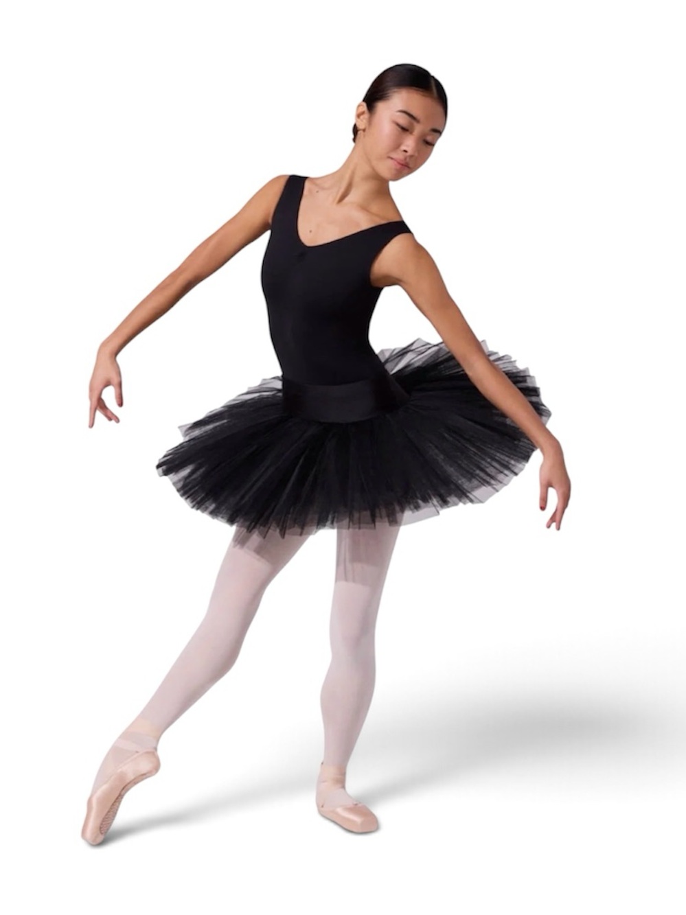 Capezio Seven Layer Practice Tutu Black AM
